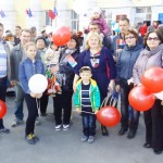 Алтайские газовики приняли участие в первомайской демонстрации
